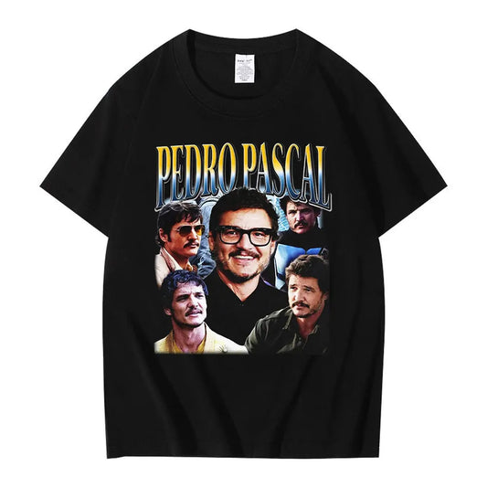 Classic American Movie TV Actor Pedro Pascal Graphic T-shirt